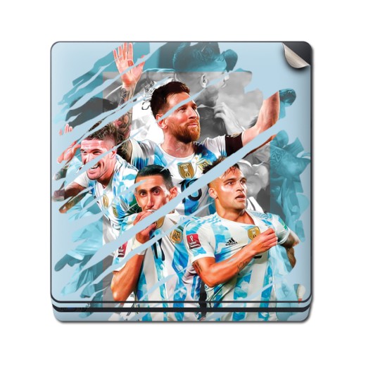 Skin Adhesivo Playstation 4 PS4 Scaloneta 2 Seleccion Argentina