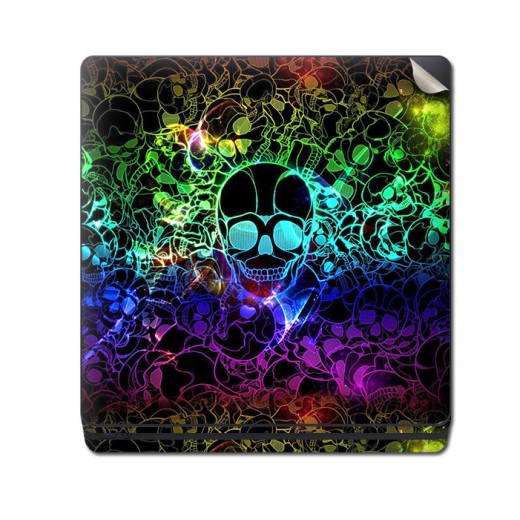 Skin Adhesivo Playstation 4 PS4 Color Skulls