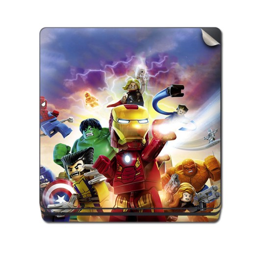 Skin Adhesivo Playstation 4 PS4 Lego Marvel