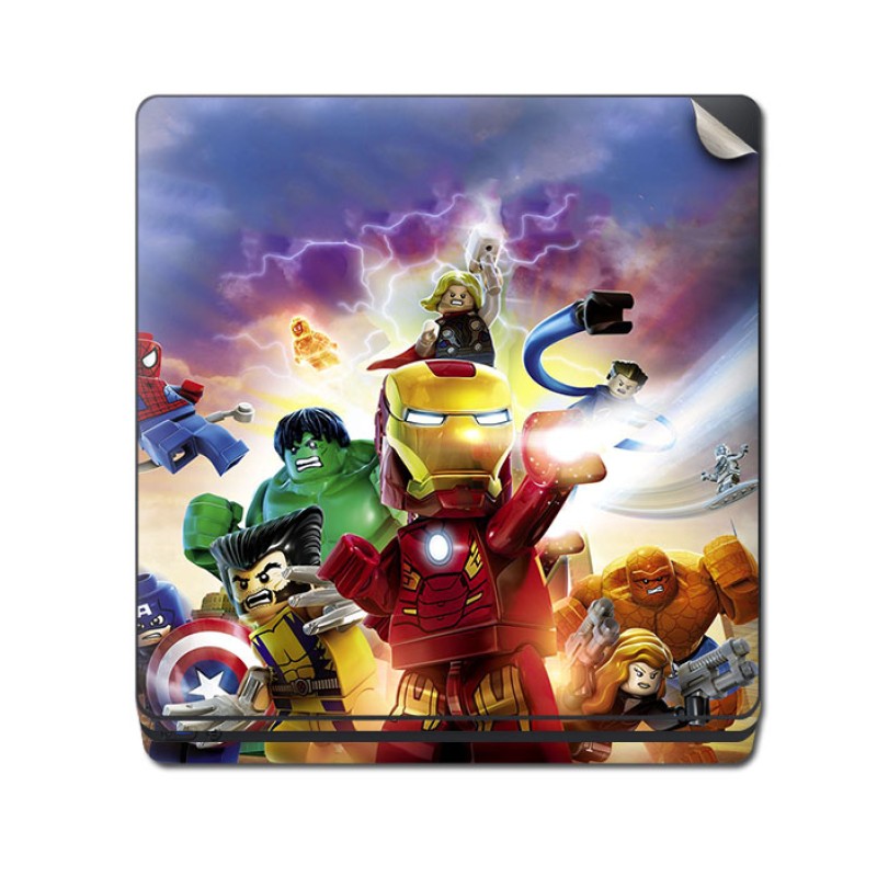 Skin Adhesivo Playstation 4 PS4 Lego Marvel