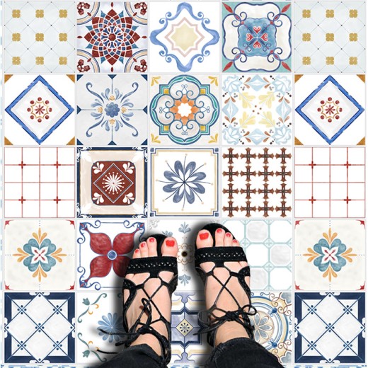 Plancha Vinilo Adhesivo Fiori