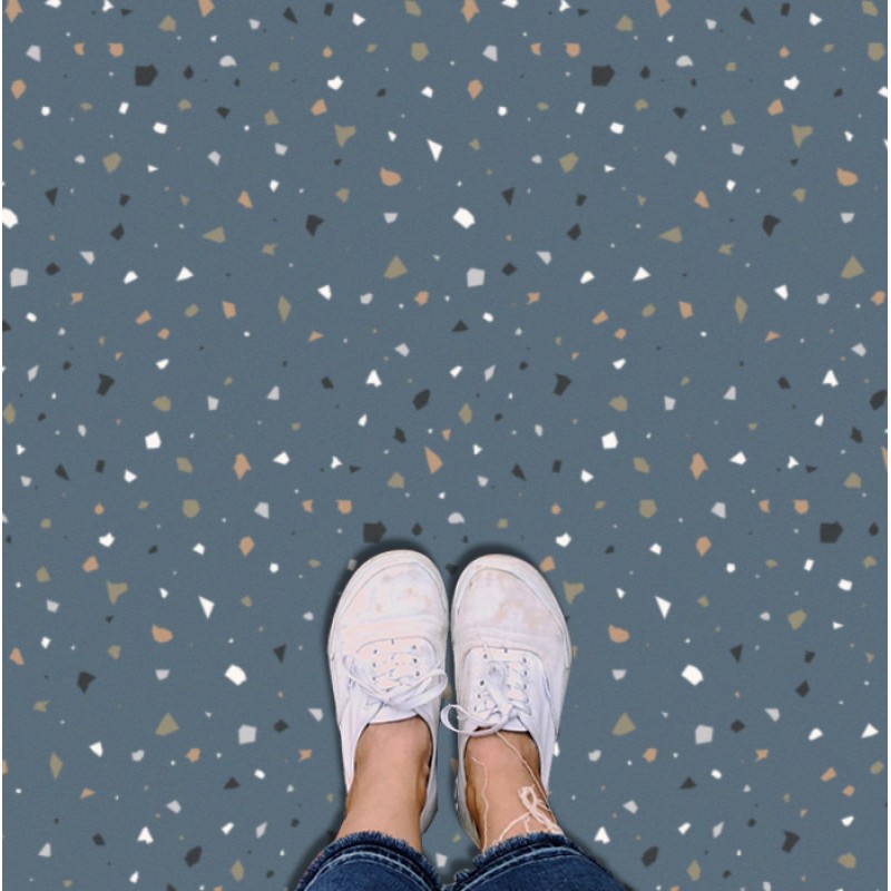 Plancha Vinilo Adhesivo Terrazzo Medio