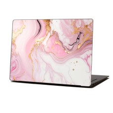 Skin Adhesivo Notebook Pink Marble Gold