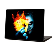 Skin Adhesivo Notebook Joker Card on Fire