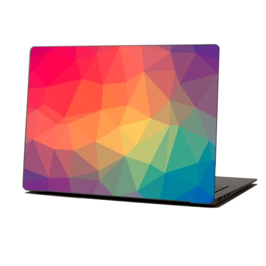 Skin Adhesivo Notebook Color Polygons