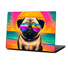 Skin Adhesivo Notebook Beach Pug