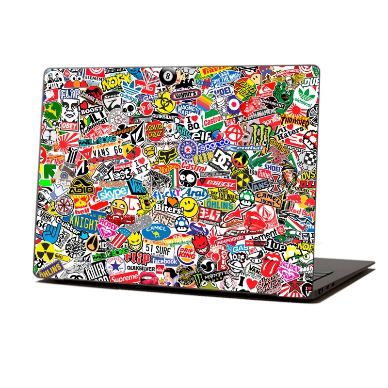 Skin Adhesivo Notebook 100 Stickers