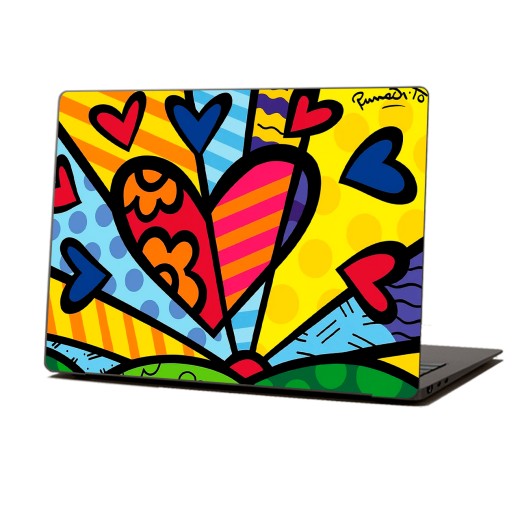 Skin Adhesivo Notebook Hearts & Colors
