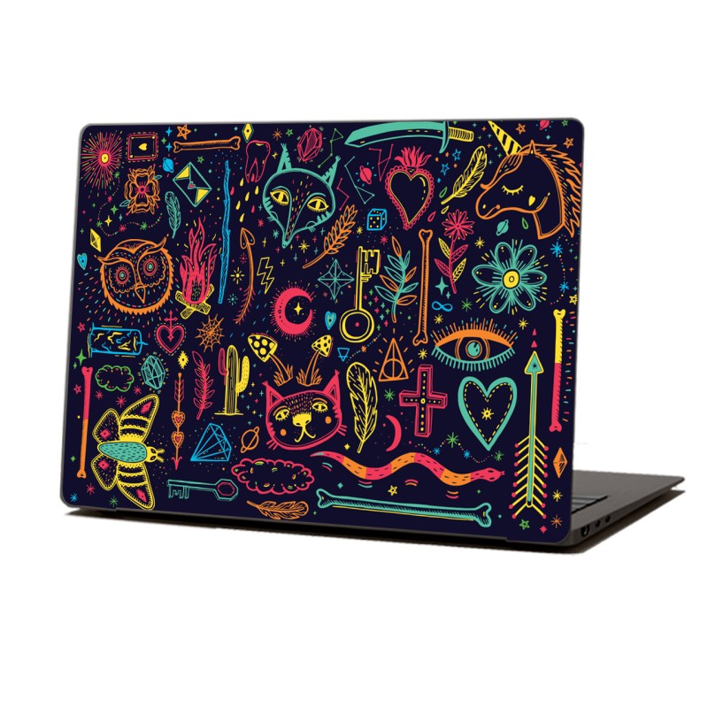 Skin Adhesivo Notebook Boho Animals Skin Adhesivo Notebook Boho Animals