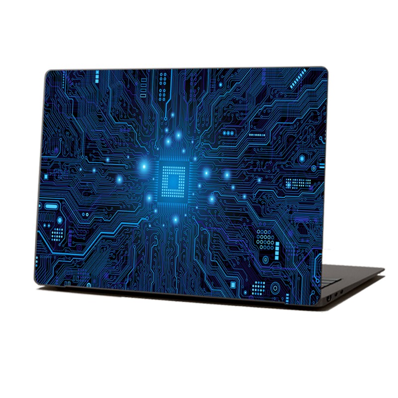 Skin Adhesivo Notebook Blue Microchip Skin Adhesivo Notebook Blue Microchip