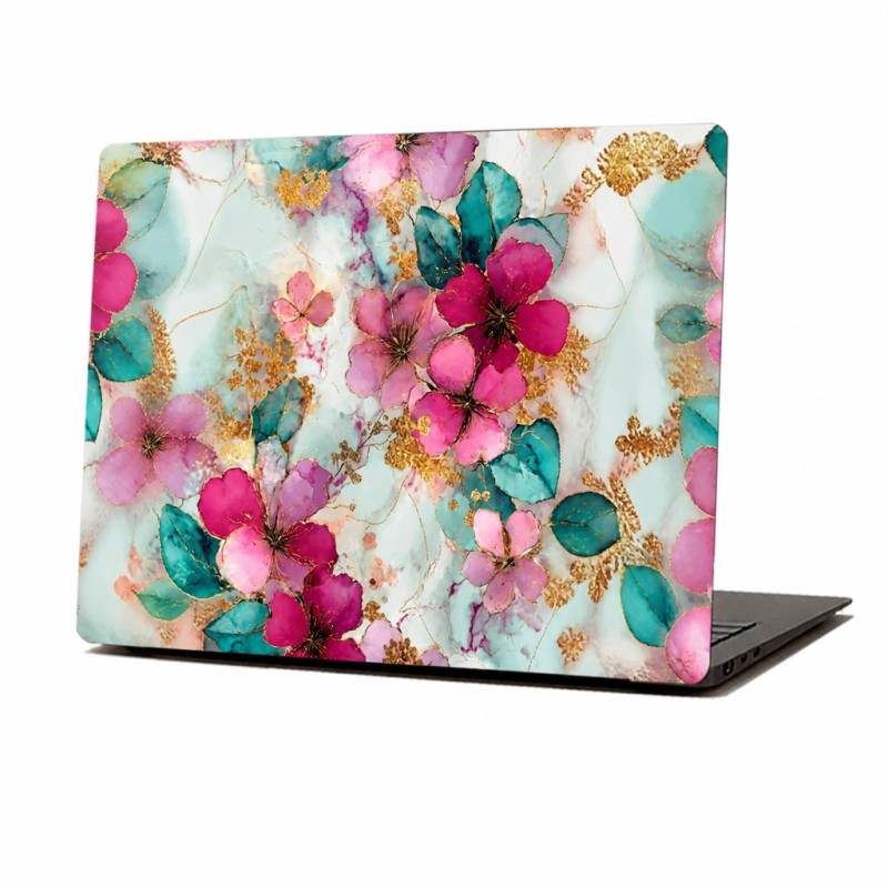 Skin Adhesivo Notebook Fuchsia Marble