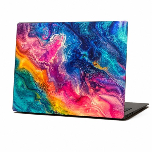 Skin Adhesivo Notebook Liquid Rainbow