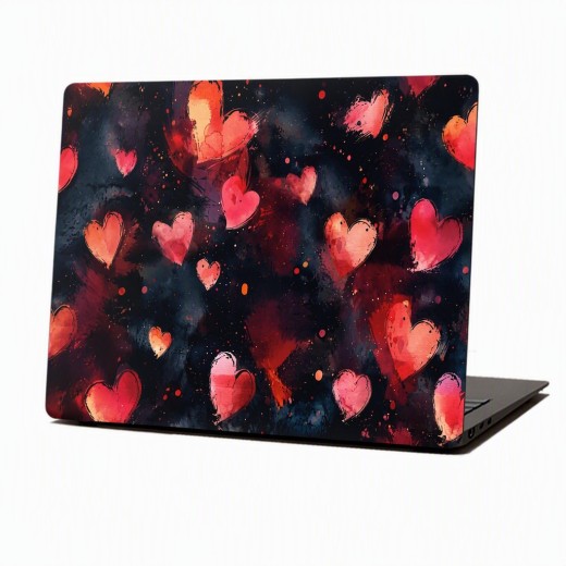 Skin Adhesivo Notebook Midnight Hearts