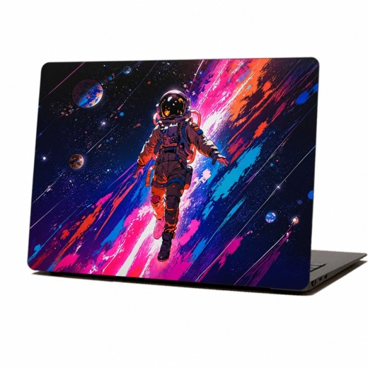 Skin Adhesivo Notebook Neon Astronaut