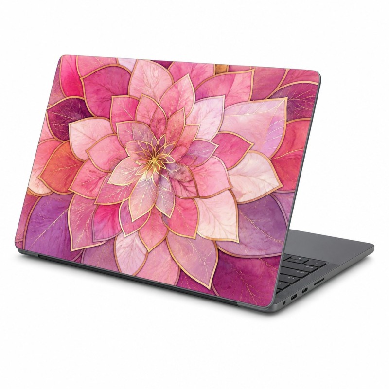 Skin Adhesivo Notebook Mandala Rosa Skin Adhesivo Notebook Mandala Rosa