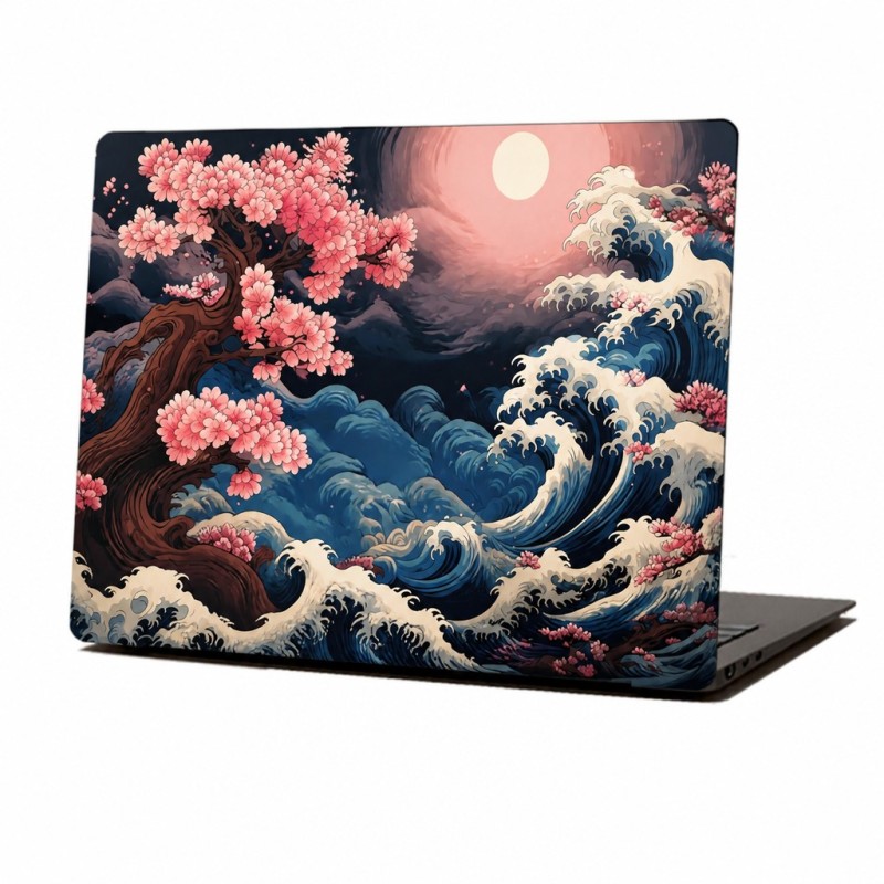 Skin Adhesivo Notebook Sakura Wave Skin Adhesivo Notebook Sakura Wave