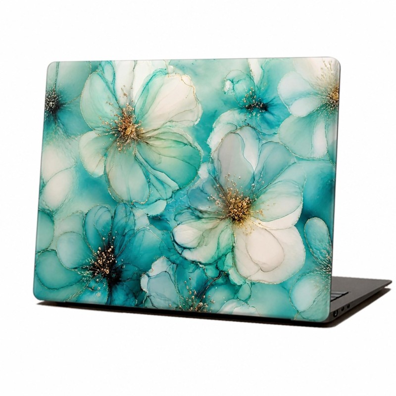 Skin Adhesivo Notebook Turquoise Bloom