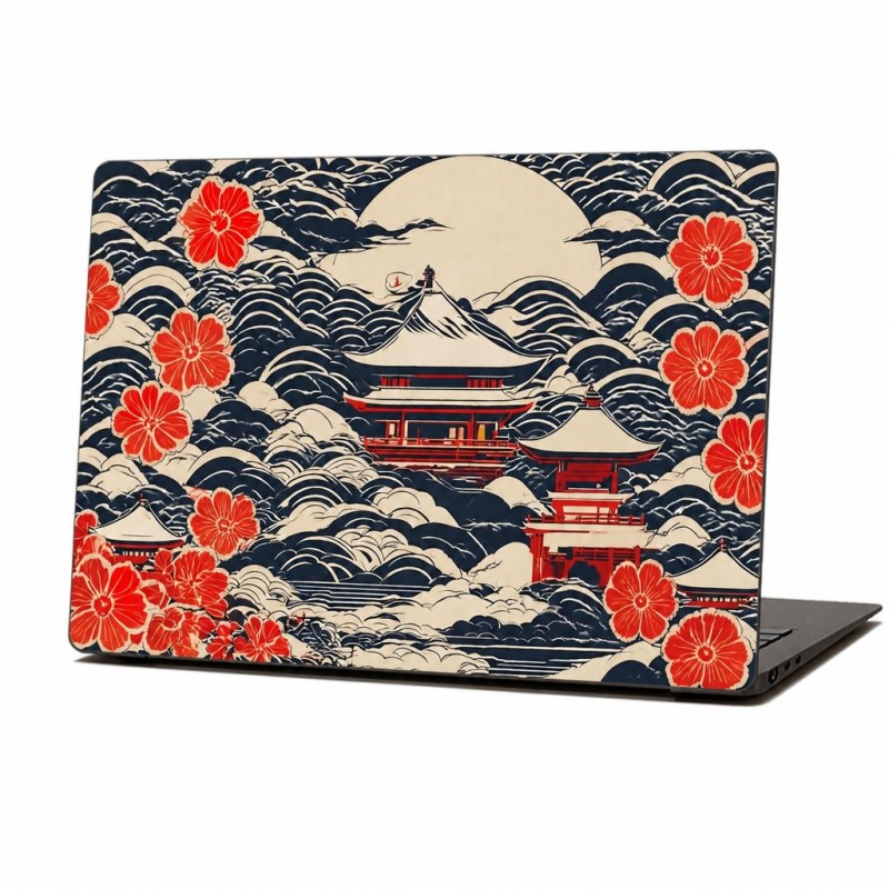 Skin Adhesivo Notebook Ukiyo Temple
