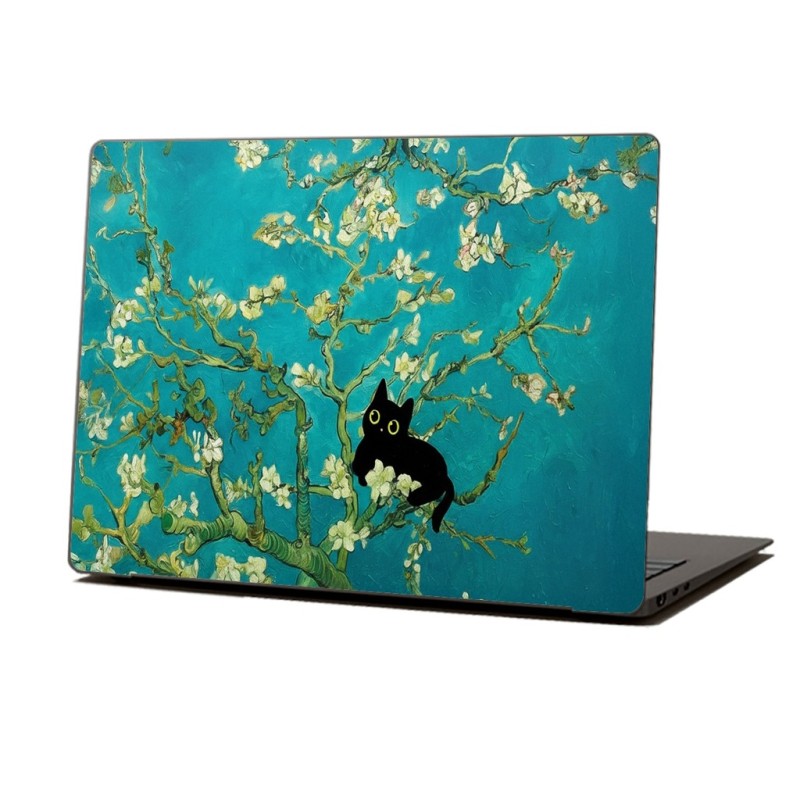 Skin Adhesivo Notebook Almond Tree Cat