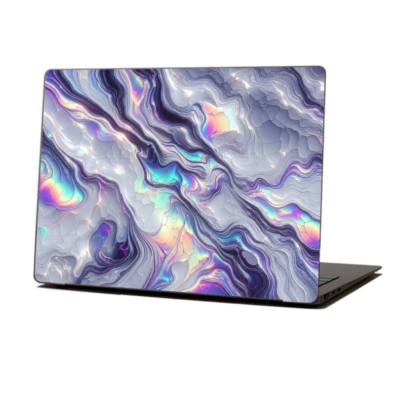 Skin Adhesivo Notebook Chrome Pearl