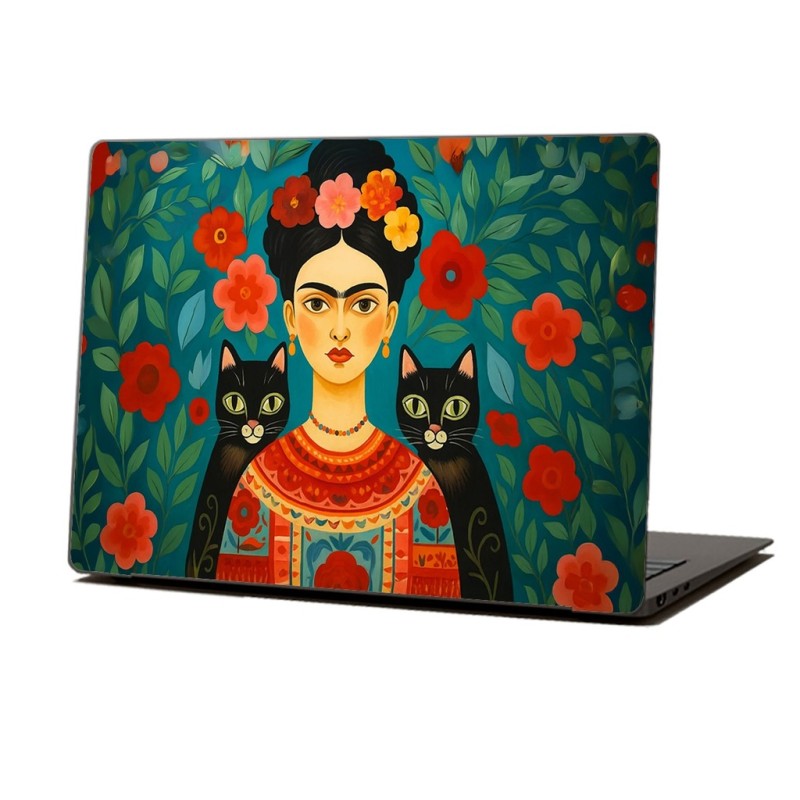 Skin Adhesivo Notebook Frida Gatitos