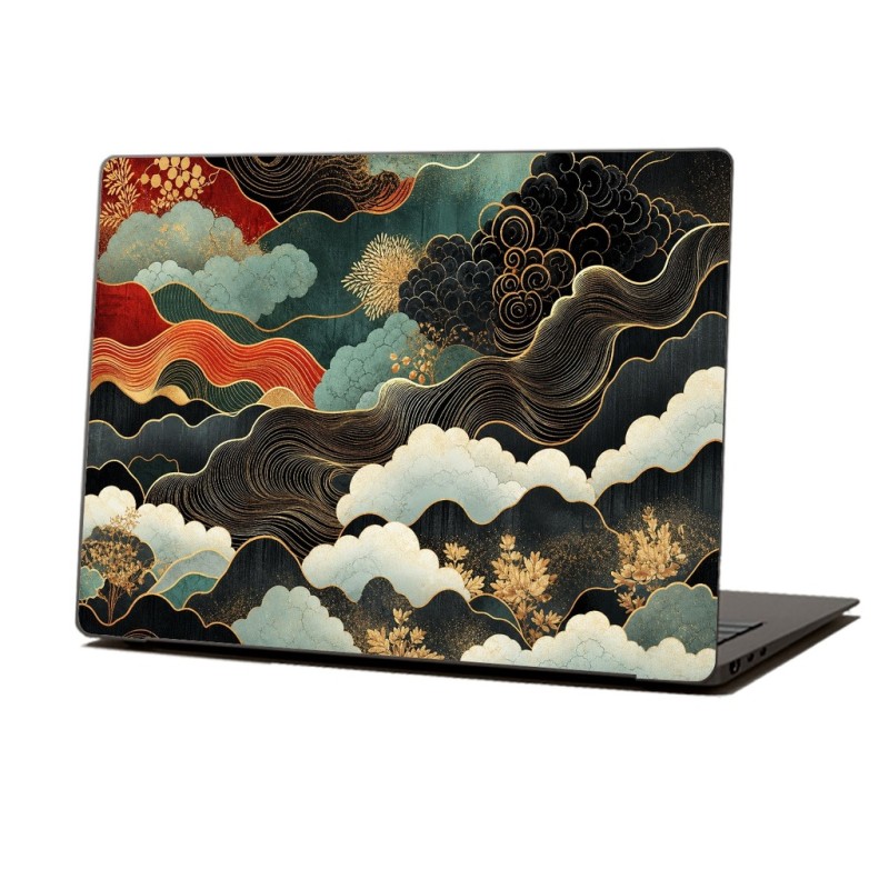 Skin Adhesivo Notebook Golden Clouds