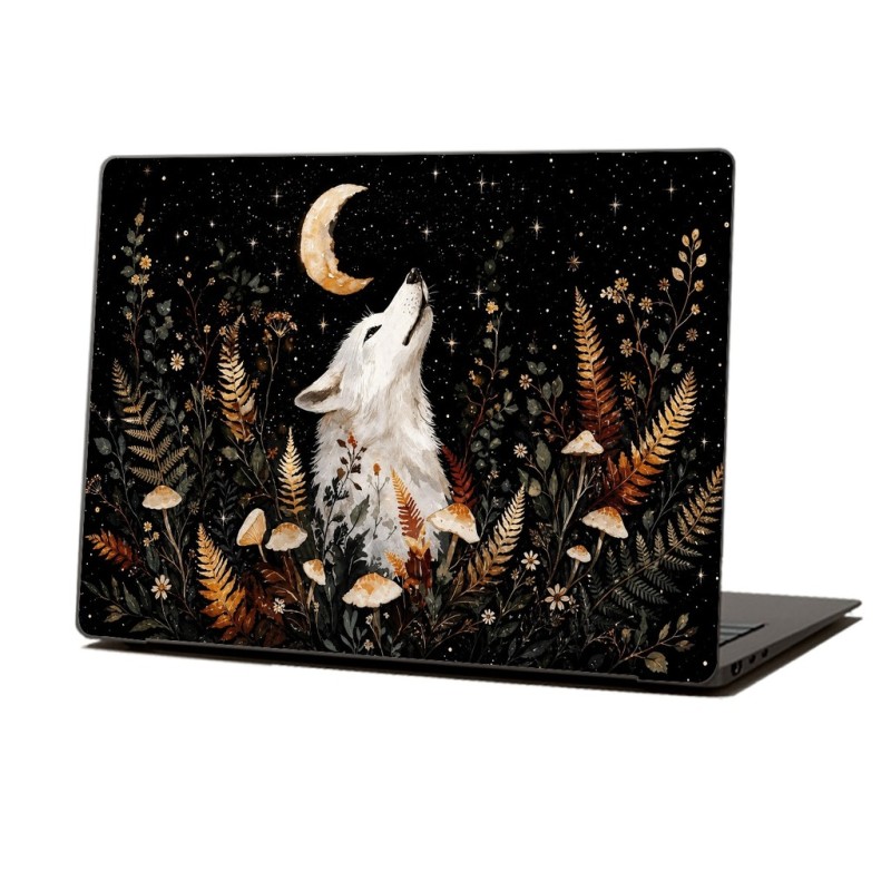 Skin Adhesivo Notebook Moon Wolf