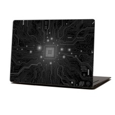 Skin Adhesivo Notebook Microchip Black