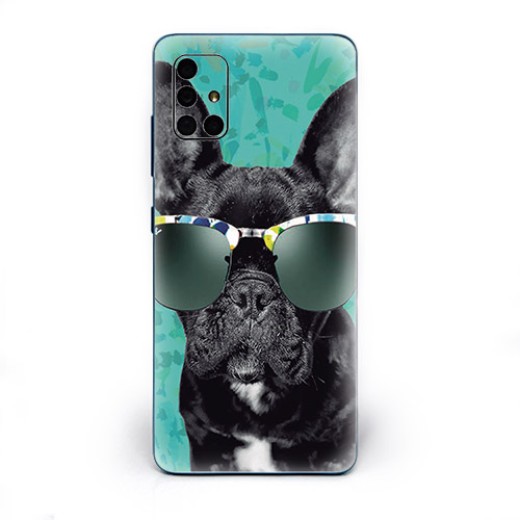 Skin Adhesivo Celular Bulldog con Gafas