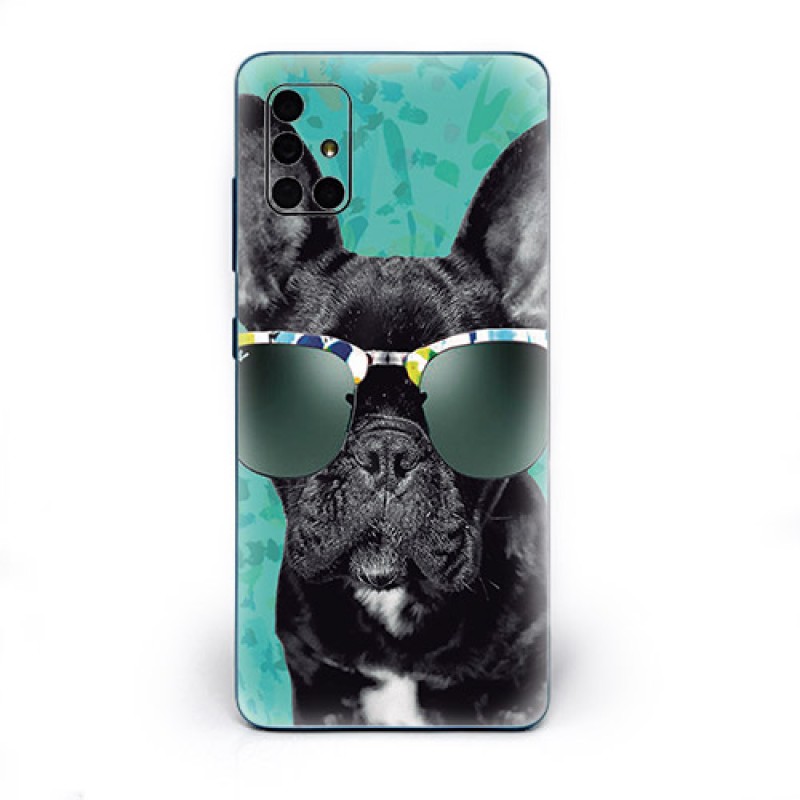 Skin Adhesivo Celular Bulldog con Gafas