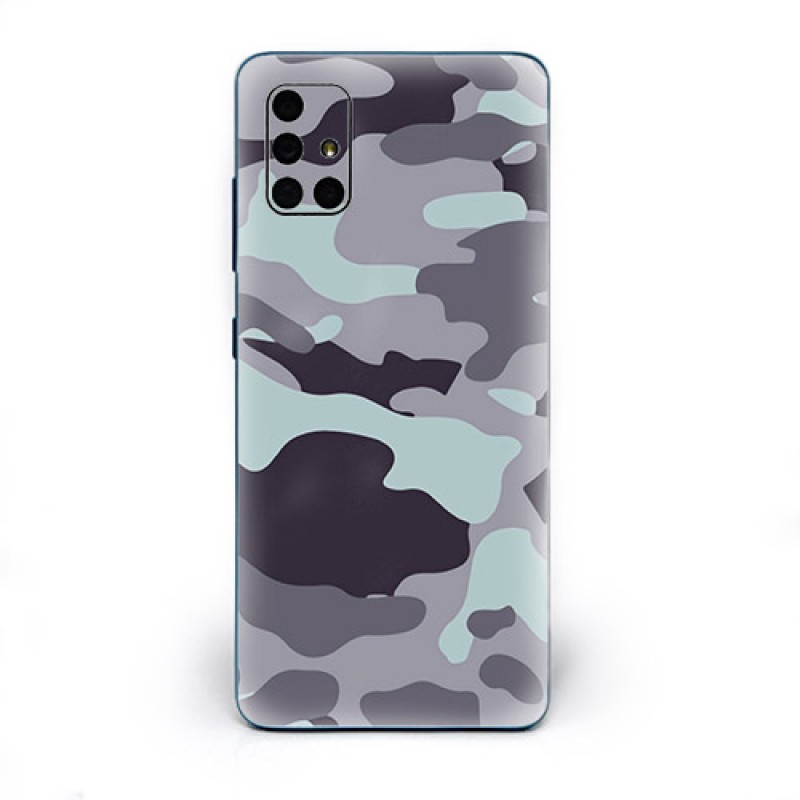 Skin Adhesivo Celular Camuflado Grey