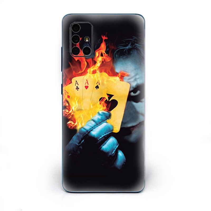 Skin Adhesivo Celular Joker Fire