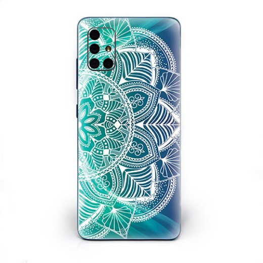 Skin Adhesivo Celular Mandala Aqua
